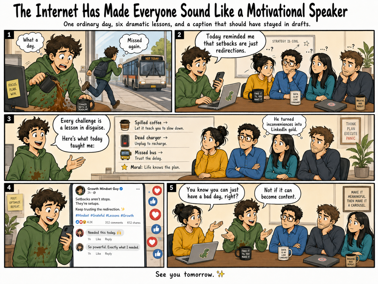 The Internet Has Made Everyone Sound Like a Motivational Speaker